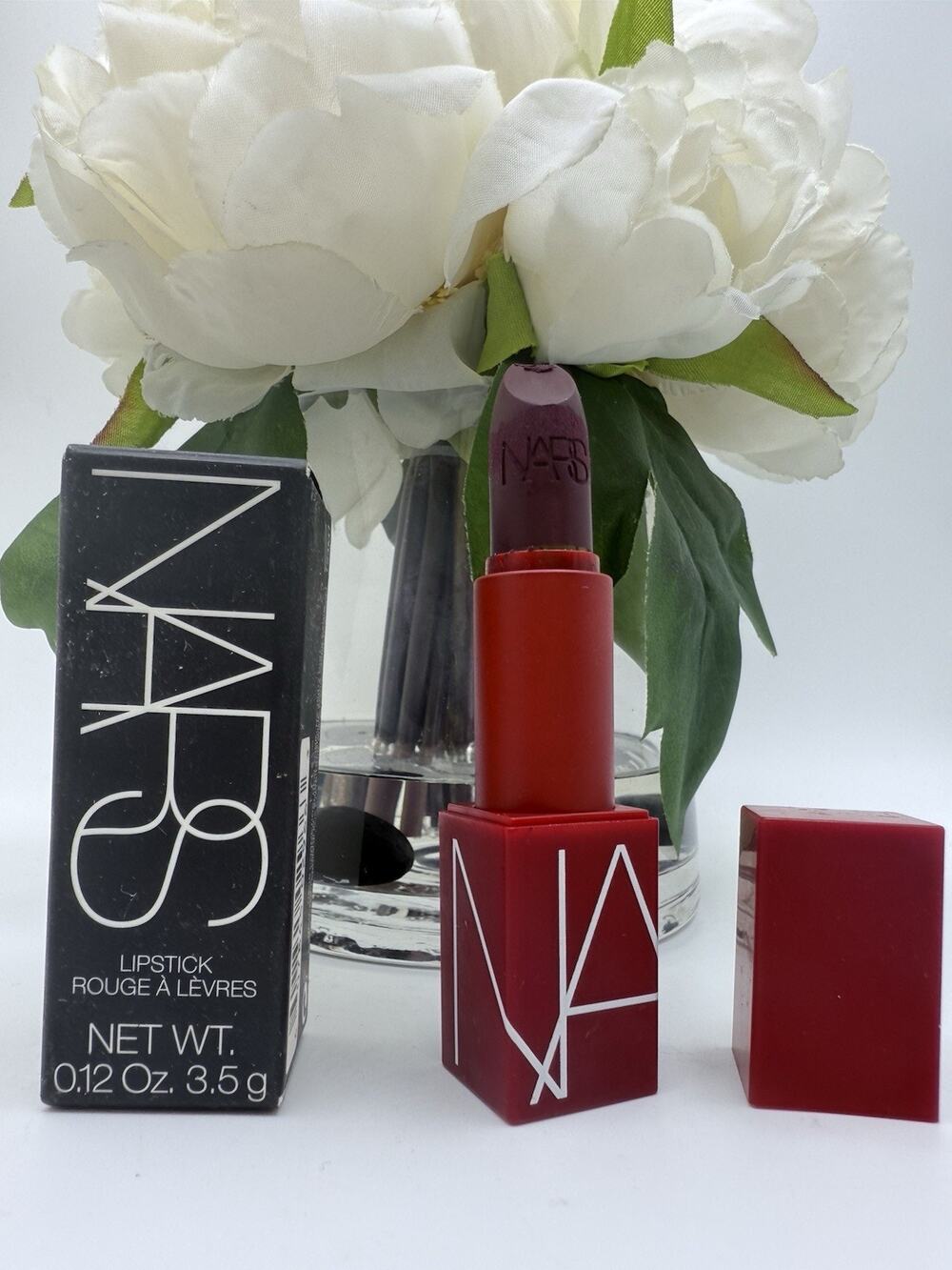 Nars Lipstick SCARLET EMPRESS Full Size 0.12 Oz. / 3.4 g Damage Tip